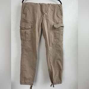 American Eagle Outfitters Men's Khaki Cargo Pants